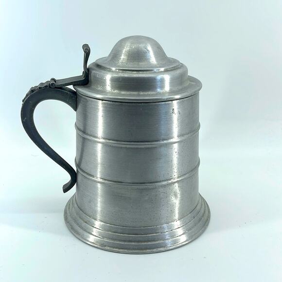 Vintage Seymour Mann mid-Century Modern Pewtertone ice bucket mug stein - Picture 1 of 6